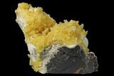Fluorescent, Yellow Calcite Crystal Cluster - South Dakota #170695-1